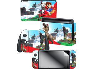 Controller Gear Super Mario Odyssey: "Cascade Kingdom" Skin and Screen Protector Set - By Nintendo - Nintendo Switch Controller Gear Super Mario Odyssey: "Cascade Kingdom" Skin and Screen Protector Set - By Nintendo - Nintendo Switch