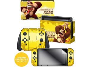 Controller Gear Nintendo Switch Skin & Screen Protector Set - Donkey Kong Swing" - Nintendo Switch Controller Gear Nintendo Switch Skin & Screen Protector Set - Donkey Kong Swing" - Nintendo Switch