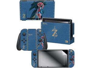 Controller Gear Nintendo Switch Skin & Skin Protector Set By Nintendo - The Legend of Zelda: Breath of the Wild: "Mipha Tribal" - Nintendo Switch Controller Gear Nintendo Switch Skin & Skin Protector Set By Nintendo - The Legend of Zelda: Breath of the Wild: "Mipha Tribal" - Nintendo Switch