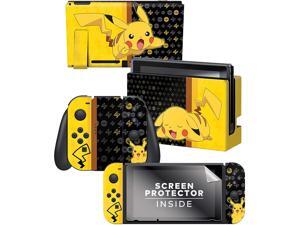 Controller Gear Nintendo Switch Skin & Screen Protector Set - Pokemon - "Pikachu Set 1" - Nintendo Switch Controller Gear Nintendo Switch Skin & Screen Protector Set - Pokemon - "Pikachu Set 1" - Nintendo Switch