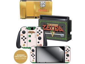 Controller Gear Nintendo Switch Skin & Screen Protector Set - The Legend of Zelda - Gold Cartridge - Nintendo Switch Controller Gear Nintendo Switch Skin & Screen Protector Set - The Legend of Zelda - Gold Cartridge - Nintendo Switch