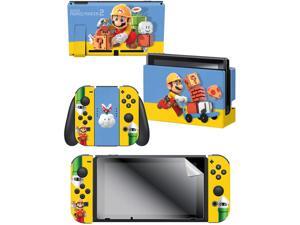 Controller Gear Nintendo Switch Skin & Screen Protector Set - Mario Maker "The Builder" - Nintendo Switch Controller Gear Nintendo Switch Skin & Screen Protector Set - Mario Maker "The Builder" - Nintendo Switch