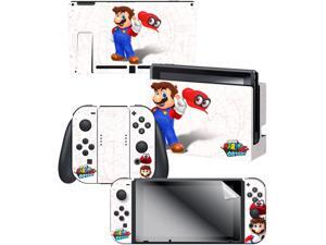 Controller Gear Nintendo Switch Skin & Screen Protector Set, By Nintendo - Super Mario Map" - Nintendo Switch Controller Gear Nintendo Switch Skin & Screen Protector Set, By Nintendo - Super Mario Map" - Nintendo Switch