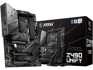 MSI MEG Z490 Unify ATX Gaming Motherboard (10th Gen Intel Core, LGA 1200, DDR4)