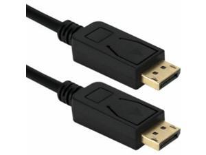 Qvs 6Ft Displayport 1.4 Ultrahd 8K Black Cable With Latches Dp806 Qvs 6Ft Displayport 1.4 Ultrahd 8K Black Cable With Latches Dp806