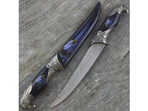 13" EAGLE HEAD DAGGER KNIFE w/ COLLECTOR'S SHEATH Fantasy Steel Hunting Blade 13" EAGLE HEAD DAGGER KNIFE w/ COLLECTOR'S SHEATH Fantasy Steel Hunting Blade