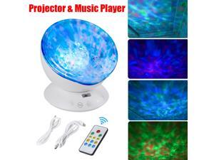 Romantic LED Ocean Wave Laser Projector 7 Color Party Projection Night Light Romantic LED Ocean Wave Laser Projector 7 Color Party Projection Night Light