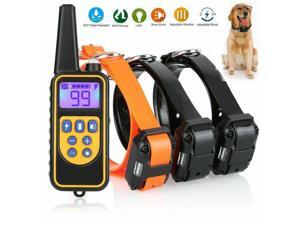 3-dogs 880yard Waterproof Rechargeable Dog Shock Pet Training Electric Collar 3-dogs 880yard Waterproof Rechargeable Dog Shock Pet Training Electric Collar