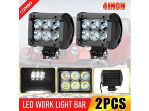 2x 4inch 18W LED Work Light Bar Spot Pods Fog Lamp Offroad Driving Truck SUV ATV 2x 4inch 18W LED Work Light Bar Spot Pods Fog Lamp Offroad Driving Truck SUV ATV