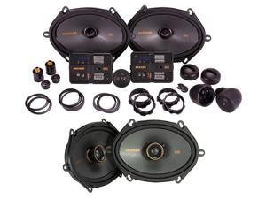 47KSS6804 6x8" Car Audio Component Speakers+6x8" Coaxial Speakers