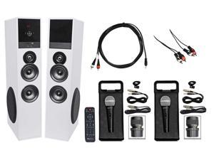 All-in-one Bluetooth Home Theater/Karaoke Machine System+Microphones All-in-one Bluetooth Home Theater/Karaoke Machine System+Microphones