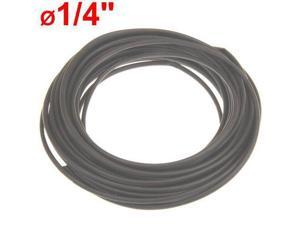 50 ft Ø1/4" Heat Shrink Tubing Wire Wrap Black Polyolefin 2:1 Shrink Ro