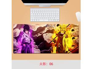 Non-Slip Rubber Base Large Mouse pad for Laptop Learning,15.8x35.5 in Premium-Textured Foldable Gaming Mouse pad Pc Naruto Mouse Pad with Stitched Edges