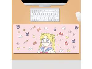 Anime Mouse Pad  Pretty Guardian Sailor Moon High Quality  Pink  Mouse Pad