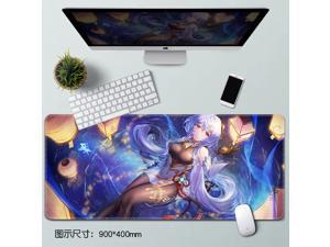 Genshin Impact Mouse pad animation super large thickened table pad office computer keyboard pad