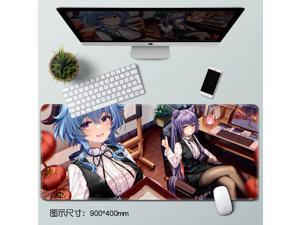 Genshin Impact Mouse pad animation super large thickened table pad office computer keyboard pad