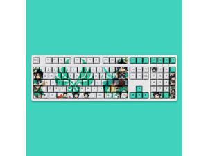 Genshin impact keyboard Keycaps 108 Keycaps Full Set DIY