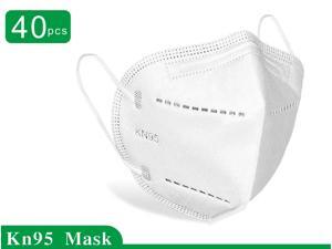 40 Pcs N95 Face Mask Protective Respirator, pm2.5 5-Layer KN95 Mask Face Mask Adult Anti-fog Haze Dustproof Non-Woven Fabrics Mask 40 Pcs N95 Face Mask Protective Respirator, pm2.5 5-Layer KN95 Mask Face Mask Adult Anti-fog Haze Dustproof Non-Woven Fabrics Mask