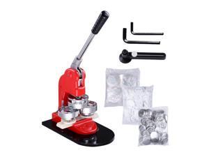 New Button Maker Machine 1.25’’ 32mm Button Badge Maker Punch Press Machine with 100pcs Circle Button Parts and Circle Cutter New Button Maker Machine 1.25’’ 32mm Button Badge Maker Punch Press Machine with 100pcs Circle Button Parts and Circle Cutter