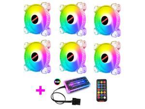 COOLMOON RGB Case Fans,120mm Transparent Diamond Silent Computer Cooling PC Case Fan, RGB Color Changing LED Fan with Remote Control COOLMOON RGB Case Fans,120mm Transparent Diamond Silent Computer Cooling PC Case Fan, RGB Color Changing LED Fan with Remote Control