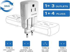 DOACE ACE3 travel international adapter(white) DOACE ACE3 travel international adapter(white)