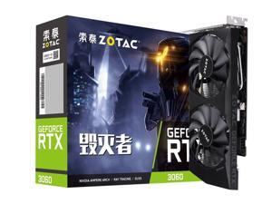 ZOTAC GeForce RTX 3060-12GD6 Destroyer,Gaming Graphics Card,(PCIe 4.0, 12GB GDDR6,HDMI 2.1, DisplayPort 1.4a),RTX 3060-12GD6 Destroyer LHR Video Card ZOTAC GeForce RTX 3060-12GD6 Destroyer,Gaming Graphics Card,(PCIe 4.0, 12GB GDDR6,HDMI 2.1, DisplayPort 1.4a),RTX 3060-12GD6 Destroyer LHR Video Card