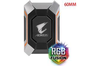 GIGABYTE AORUS N10 SLI HB Bridge RGB Light Supports AORUS Dual Graphics Card Crossfire 60MM GIGABYTE AORUS N10 SLI HB Bridge RGB Light Supports AORUS Dual Graphics Card Crossfire 60MM