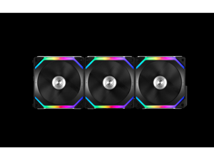 LIAN LI UNI FAN SL120 RGB BLACK 3X 12CM FAN PACK WITH CONTROLLER ---UF-SL120-3B LIAN LI UNI FAN SL120 RGB BLACK 3X 12CM FAN PACK WITH CONTROLLER ---UF-SL120-3B