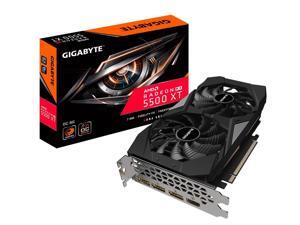 GIGABYTE Radeon RX 5500 XT OC 4G (rev. 2.0) Graphics Card, PCIe 4.0, 4GB 128-Bit GDDR6, GV-R55XTOC-4GD Video Card GIGABYTE Radeon RX 5500 XT OC 4G (rev. 2.0) Graphics Card, PCIe 4.0, 4GB 128-Bit GDDR6, GV-R55XTOC-4GD Video Card