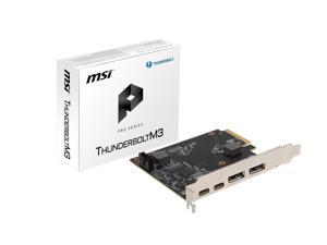 MSI ThunderboltM3 PCI-E 3.0 x4 Add-on Card for 2 x Thunderbolt 3 (USB-C) Ports