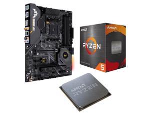 AMD Ryzen 5 5600 - Ryzen 5 5000 Series Vermeer (Zen 3) 6-Core 3.5 GHz Socket AM4 65W Desktop Processor and ASUS AM4 TUF Gaming X570-Plus (Wi-Fi) ATX Motherboard