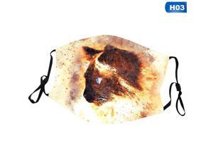 Cat Masks Pets Animal Printed Face Mask Half Mouth Cover Art Washable Reusable Mask Cat Masks Pets Animal Printed Face Mask Half Mouth Cover Art Washable Reusable Mask