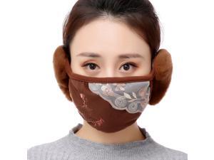 Unisex Warm Plush Face Mask With Earmuffs Reusable Washable Breathable For Kids Adult Unisex Warm Plush Face Mask With Earmuffs Reusable Washable Breathable For Kids Adult