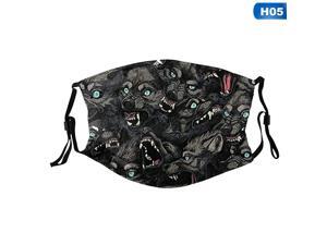 Cat Masks Pets Animal Printed Face Mask Half Mouth Cover Art Washable Reusable Mask Cat Masks Pets Animal Printed Face Mask Half Mouth Cover Art Washable Reusable Mask