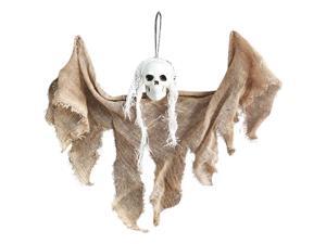 Full Head Skull Helmet With Movable Jaw Halloween Party Prop Latex 