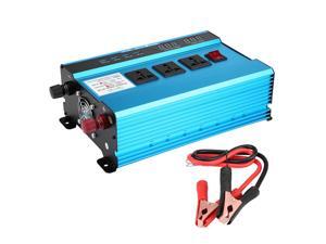 3000W Modified Sine Wave Power Inverter DC 12V to AC 110V Car Converter Blue Car Solar Power Inverter DC 12 V To AC 110V Modified Sine Wave Converter 3000W Modified Sine Wave Power Inverter DC 12V to AC 110V Car Converter Blue Car Solar Power Inverter DC 12 V To AC 110V Modified Sine Wave Converter