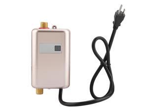 110V 3000W Mini Electric Tankless Instant Hot Water Heater Bathroom Kitchen Washing Golden 110V 3000W Mini Electric Tankless Instant Hot Water Heater Bathroom Kitchen Washing Golden