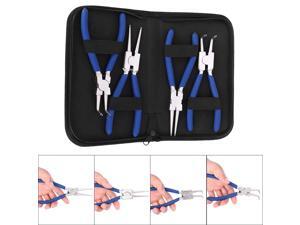 Professional 4"x7" Internal External Straight Bent Circlip Snap Ring Pliers Set - 4pc Professional 7" Internal External Straight Bent Circlip Snap Ring Pliers Set Professional 4"x7" Internal External Straight Bent Circlip Snap Ring Pliers Set - 4pc Professional 7" Internal External Straight Bent Circlip Snap Ring Pliers Set