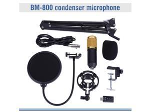 BM-800 Professional Microphone Mic Kit Broadcasting Studio Recording Condenser BM-800 Professional Microphone Mic Kit Broadcasting Studio Recording Condenser