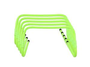 5 Pcs Adjustable Football Soccer Training Hurdles Speed Training Equipment Green 5 Pcs Adjustable Football Soccer Training Hurdles Speed Training Equipment Green
