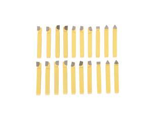 20 Pcs 3/8“ Carbide Tipped Cutter Tool Set Cutting Turning Lathe Tools Set 20 Pcs 3/8“ Carbide Tipped Cutter Tool Set Cutting Turning Lathe Tools Set