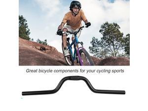 Outdoor Aluminum Mountain Bike Road Bicycle Fixed Gear Riser Bar Handlebar Black Outdoor Aluminum Mountain Bike Road Bicycle Fixed Gear Riser Bar Handlebar Black