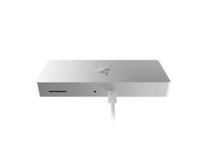Razer Thunderbolt 4 Dock for Mac: Thunderbolt 4 Certified - 10 Ports in One - Dual 4K or Single 8K Video - Windows, Mac, and Thunderbolt 3 Compatible - Mercury White