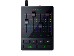 Razer Audio Mixer: All-in-One Streaming/Broadcasting Mixer - 4-Channel Design - XLR Preamp - Built-in Voice Settings & Audio Processing - USB Connectivity - Plug & Play - Chroma RGB