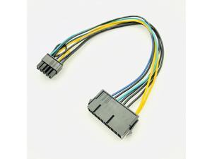 Computer Cable PSU ATX 20Pin to 10Pin Female to Male Adapter Converter Power Supply Cable Cord 30cm for Lenovo Motherboard 18AWG Computer Cable PSU ATX 20Pin to 10Pin Female to Male Adapter Converter Power Supply Cable Cord 30cm for Lenovo Motherboard 18AWG