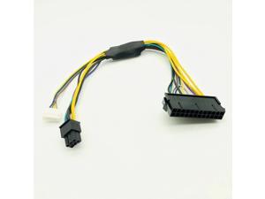 50PCS 24Pin ATX Power Supply Cable To 2Port 6Pin Connector Motherboard Adapter Cord For HP Elite 8100 8200 8300 800G1 30CM 18AWG 50PCS 24Pin ATX Power Supply Cable To 2Port 6Pin Connector Motherboard Adapter Cord For HP Elite 8100 8200 8300 800G1 30CM 18AWG