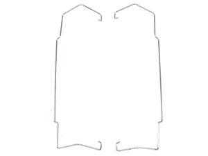2PCS=1Pair 12CM Computer CPU Cooling Fan Clip Steel Wire Fastener Metal Clip 2PCS=1Pair 12CM Computer CPU Cooling Fan Clip Steel Wire Fastener Metal Clip