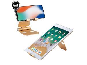 Universal Table Cell Phone Holder Tablet Phone Desktop Stand for Ipad Samsung iPhone XS Max Aluminium Foldable Adjustable Mount