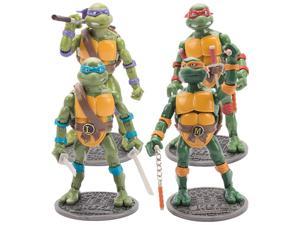 NECA Classic Movie Teenage Mutant Ninja Turtles Raphael Donatello 17CM Bagging Movable Garage Kit Toys Gift