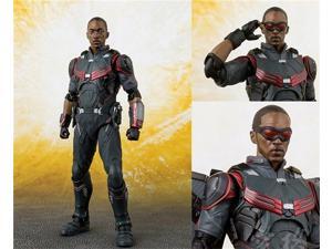 SHF 15cm Marvel Avengers Falcon Super Hero Joint Movability BJD Figure Model Toys SHF 15cm Marvel Avengers Falcon Super Hero Joint Movability BJD Figure Model Toys